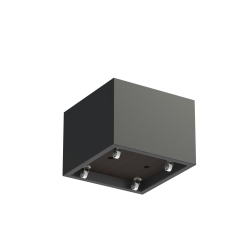 Plantenbak CARREZ met Wielen Vierkant - Polyester (800x800x600mm)