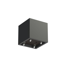 Plantenbak CARREZ met Wielen Vierkant - Polyester (700x700x700mm)