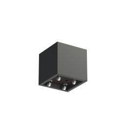 Plantenbak CARREZ met Wielen Vierkant - Polyester (600x600x600mm)