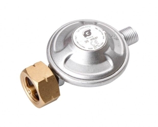 Happy Cocooning Gasdrukregelaar 30mbar Uni x 1/4 Links