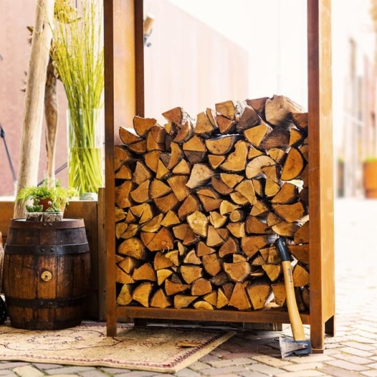 Forno Houtopslag - Cortenstaal (1000x400x1800mm)