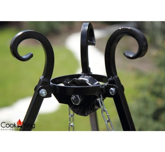 Cookking Driepoot 200cm Met Stalen Grillrooster En Katrol (70cm)