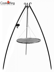 Cookking Driepoot 200cm Met Stalen Grillrooster En Katrol (80cm)