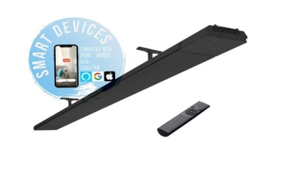 Heatstrip Smart Design Terrasverwarming met afstandsbediening & App 3200 Watt