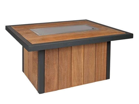 Easyfires Vuurtafel River Rechthoek - Antraciet (1200x800x530mm)