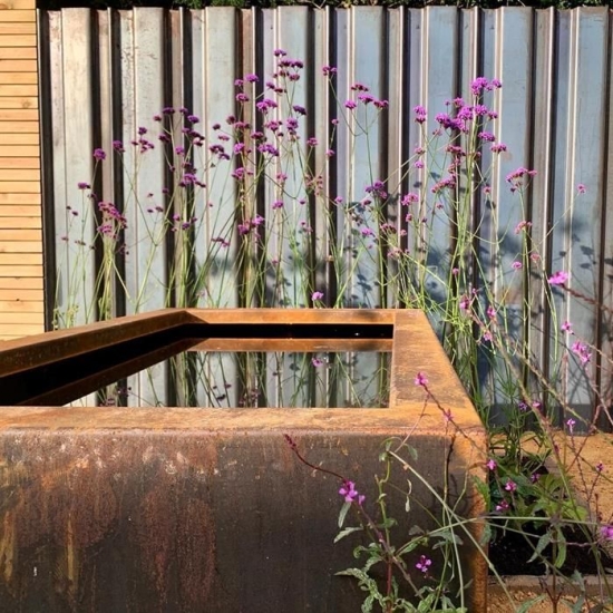 Vijver - Cortenstaal (3000x2000x400mm)