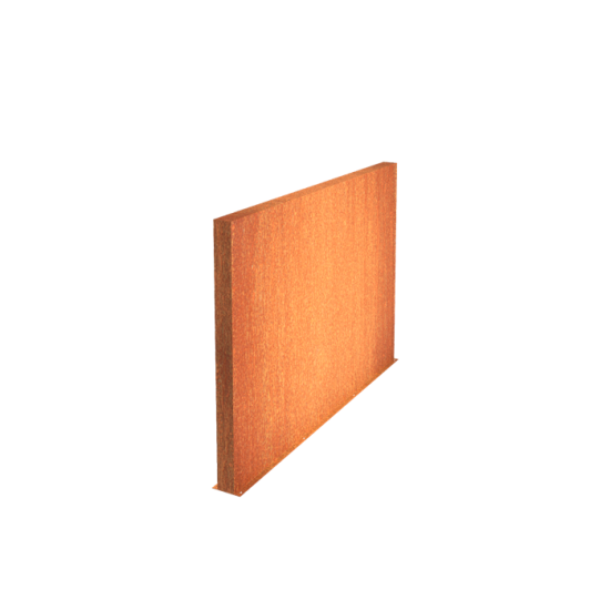 Wand - Cortenstaal (3000x150x1350mm)