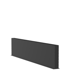 Wand - Aluminium (3000x150x800mm)