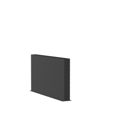 Wand - Aluminium (1500x150x1000mm)