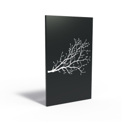 Sfeerpaneel Nature - Aluminium (1100x50x1800mm)