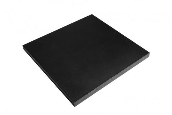 Deksel Cocoon Table Vierkant Klein - Zwart (650x650x50mm)